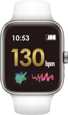 レッスン中の平均心拍数130回